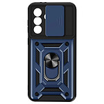 Mayaxess Coque pour Samsung Galaxy A56 Bague Support avec Protection Caméra Bleu nuit