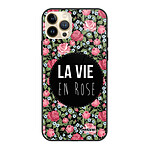 Evetane Coque iPhone 13 Pro Max Coque Soft Touch Glossy La Vie en Rose Design