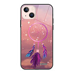 Evetane Coque iPhone 13 Coque Soft Touch Glossy Attrape rêve rose Design