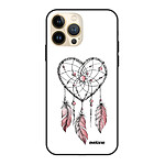 Evetane Coque iPhone 13 Pro Coque Soft Touch Glossy Attrape coeur Design