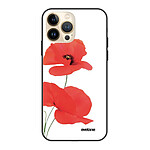 Evetane Coque iPhone 13 Pro Coque Soft Touch Glossy Coquelicot Design