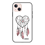 Evetane Coque iPhone 13 Coque Soft Touch Glossy Attrape coeur Design