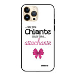 Evetane Coque iPhone 13 Pro Coque Soft Touch Glossy Un peu chiante tres attachante Design