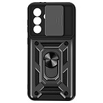 Mayaxess Coque pour Samsung Galaxy A36 Bague Support avec Protection Caméra Noir