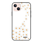 Evetane Coque iPhone 13 Coque Soft Touch Glossy Marguerite Design