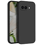 Avizar Coque pour Google Pixel 9a Silicone Souple Mat Noir