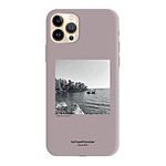 LaCoqueFrançaise Coque iPhone 13 Pro Silicone Liquide Douce gris violet Douceur Estivale .