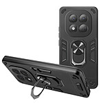 Avizar Coque pour Redmi Note 14 Pro et 14 Pro Plus Anneau Support Antichoc Noir