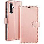 Mayaxess Étui pour Samsung Galaxy A36 Portefeuille avec Dragonne Rose champagne