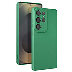 Avizar Coque pour Samsung Galaxy S25 Ultra Silicone Mat Vert