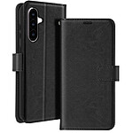 Mayaxess Étui pour Samsung Galaxy A56 Portefeuille avec Dragonne Noir