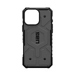 UAG Coque pour iPhone 16 Pro Max MagSafe Pathfinder Antimicrobienne Argent