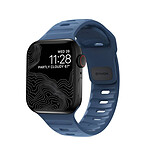 Nomad Bracelet de Montre pour Apple Watch 38/40/41/42mm Sport Band Bleu