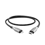 CYGNETT Câble USB-C vers Lightning 0.5m Charge Rapide et Renforcé Noir / Argent