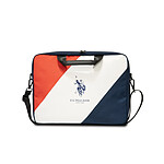 U.S Polo Sacoche pour Ordinateur Portable 15'' Modèle Double Horse Multicolore