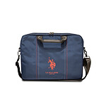 U.S Polo Sacoche pour Ordinateur Portable 15'' Modèle Double Horse Bleu