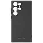 Roar Coque pour Samsung Galaxy S23 Ultra Silicone Mat Doux au toucher Space Noir