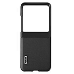 Abeel Coque Cuir pour Motorola Razr 40 Ultra Effet Grainé Design Fin Abeel Noir