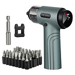 UF-Tools Tournevis Pistolet Électrique Éclairage LED avec Kit d'outils 36 en 1 Noir