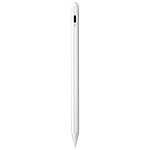 Max excell Stylet pour iPad Pointe fine Rejet de paume Fixation magnétique Max excell Blanc