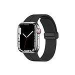 Avizar Bracelet pour Apple Watch 38/40/41mm Sport à fermeture aimantée Noir