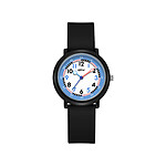 Avizar Montre Enfant Étanche à Quartz Modèle Flex Noir