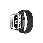 Avizar Coque pour Apple Watch 38mm Protection Intégrale avec Verre Trempé Noir / Argent Avizar Coque pour Apple Watch 38mm Protection Intégrale avec Verre Trempé Noir / Argent