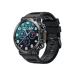 Avizar Montre Connectée Tactile Sport 5.0 avec Auto-éclairage Intelligent et Anti-vol Noir