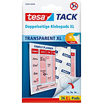 TESA Blister de 36 pastilles Adhésives Tack XL.Double-face Réutilisable Objets légers. x 20 TESA Blister de 36 pastilles Adhésives Tack XL.Double-face Réutilisable Objets légers. x 20