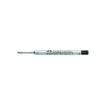FABER-CASTELL Recharge pour Stylo Bille grand volume Pointe B Noir x 10