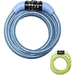 MASTER LOCK Câble Antivol de Vélo 1,2m avec Combinaison 4 Chiffres