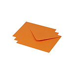 CLAIREFONTAINE enveloppes 125x138 capucine paquet de 20