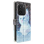 Avizar Étui pour Xiaomi Redmi Note 14 5G Support Vidéo Blanc / Noir