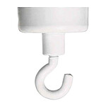 FRANKEN Aimant à crochet Diam 37 mm force adhésive 10 Kg Blanc