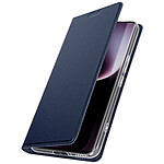 Dux Ducis Étui pour Honor Magic 7 Lite Effet Satiné Porte-Carte Support Vidéo Bleu nuit