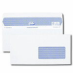 GPV Boîte de 500 enveloppes blanches DL+ 112x225 90 g fenêtre 45x100