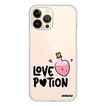 Evetane Coque iPhone 13 Pro 360 intégrale transparente Motif Love Potion Tendance .