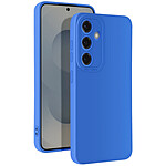 Avizar Coque pour Samsung Galaxy S25 Plus Silicone Souple Bloc Caméra Protégé Bleu