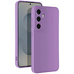 Avizar Coque pour Samsung Galaxy S25 Plus Silicone Souple Bloc Caméra Protégé Violet