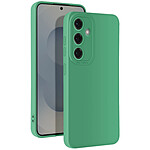 Avizar Coque pour Samsung Galaxy S25 Plus Silicone Souple Bloc Caméra Protégé Vert