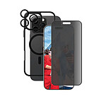 Panzer Glass Pack de Protection pour Apple iPhone 16 Pro Max Série Flagship 3-en-1 Privacy Noir transparent