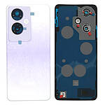 Clappio Vitre arrière de remplacement pour Oppo A79 Violet