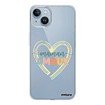 Evetane Coque iPhone 14 Plus 360 intégrale transparente Motif Maman d'amour Tendance .