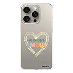 Evetane Coque iPhone 15 Pro 360 intégrale transparente Motif Maman d'amour Tendance .