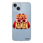 Evetane Coque iPhone 14 Plus 360 intégrale transparente Motif Super Maman Tendance .