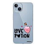 Evetane Coque iPhone 14 Plus 360 intégrale transparente Motif Love Potion Tendance .