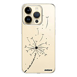 Evetane Coque iPhone 14 Pro 360 intégrale transparente Motif Pissenlit Make a wish Tendance .