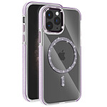Avizar Coque MagSafe pour iPhone 11 Pro Max Silicone Pailleté Violet