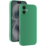 Avizar Coque pour iPhone 16 Silicone Lisse Bloc Caméra Protégé Vert
