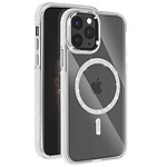 Avizar Coque MagSafe pour iPhone 11 Pro Silicone Pailleté Argent